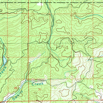 United States Geological Survey Eugene, OR (1980, 100000-Scale) digital map