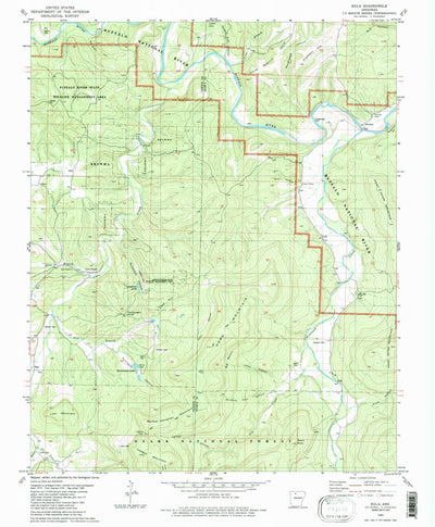 United States Geological Survey Eula, AR (1980, 24000-Scale) digital map
