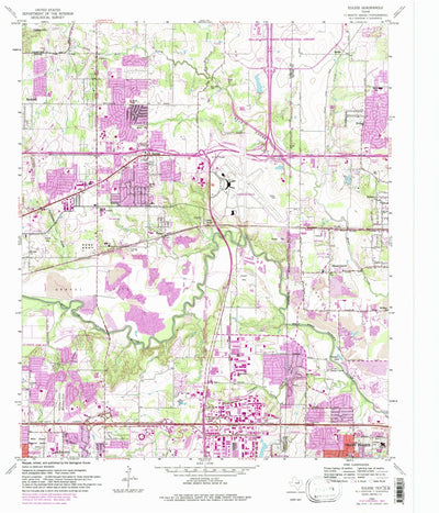 United States Geological Survey Euless, TX (1959, 24000-Scale) digital map