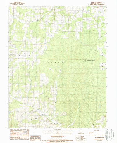United States Geological Survey Eunice, MO (1987, 24000-Scale) digital map