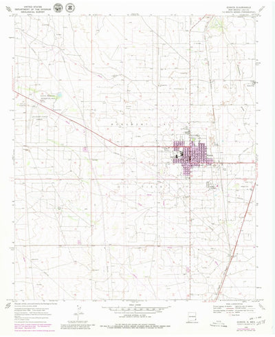 United States Geological Survey Eunice, NM (1969, 24000-Scale) digital map