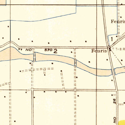 United States Geological Survey Eunice North, LA (1947, 31680-Scale) digital map