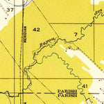 United States Geological Survey Eunice North, LA (1947, 31680-Scale) digital map