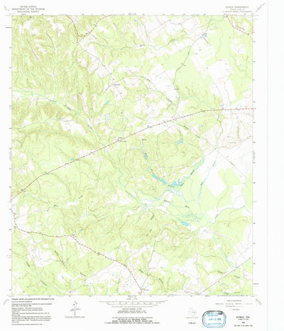 United States Geological Survey Eunice, TX (1964, 24000-Scale) digital map