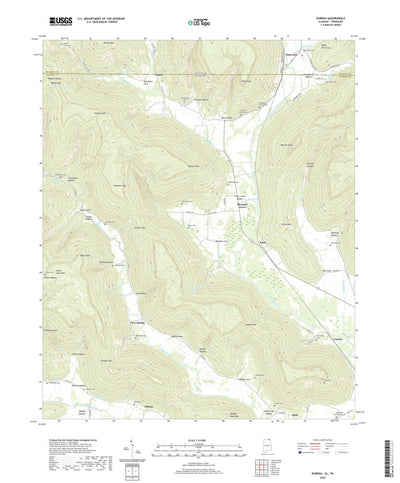 United States Geological Survey Eureka, AL (2020, 24000-Scale) digital map