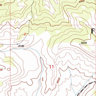 United States Geological Survey Eureka Basin, MT (1997, 24000-Scale) digital map