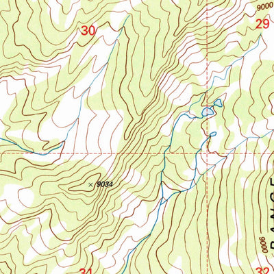 United States Geological Survey Eureka Basin, MT (1997, 24000-Scale) digital map