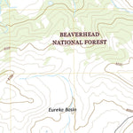 United States Geological Survey Eureka Basin, MT (2020, 24000-Scale) digital map