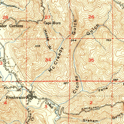 United States Geological Survey Eureka, CA (1951, 62500-Scale) digital map