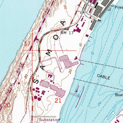 United States Geological Survey Eureka, CA (1958, 24000-Scale) digital map
