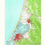 United States Geological Survey Eureka, CA (1959, 62500-Scale) digital map