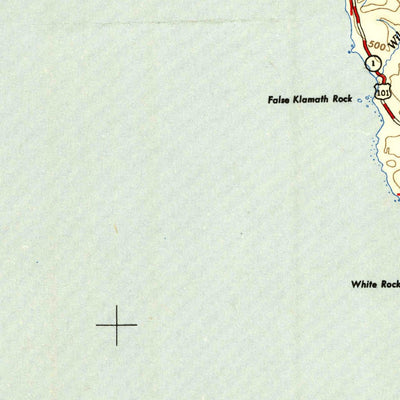 United States Geological Survey Eureka, CA-OR (1949, 250000-Scale) digital map