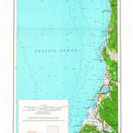 United States Geological Survey Eureka, CA-OR (1958, 250000-Scale) digital map