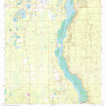United States Geological Survey Eureka Dam, FL (1970, 24000-Scale) digital map