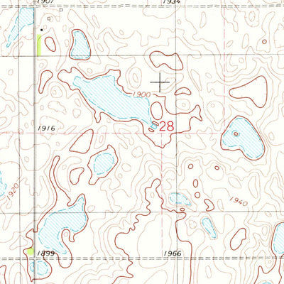 United States Geological Survey Eureka East, SD (1978, 24000-Scale) digital map
