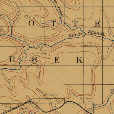 United States Geological Survey Eureka, KS (1888, 125000-Scale) digital map