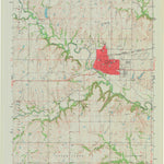 United States Geological Survey Eureka, KS (1971, 24000-Scale) digital map