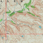 United States Geological Survey Eureka NE, KS (1971, 24000-Scale) digital map