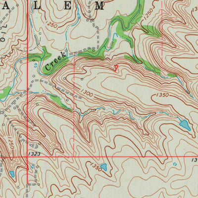 United States Geological Survey Eureka NE, KS (1971, 24000-Scale) digital map