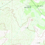 United States Geological Survey Eureka Ranch, AZ (1972, 24000-Scale) digital map