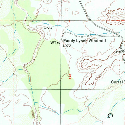 United States Geological Survey Eureka Ranch, AZ (1996, 24000-Scale) digital map