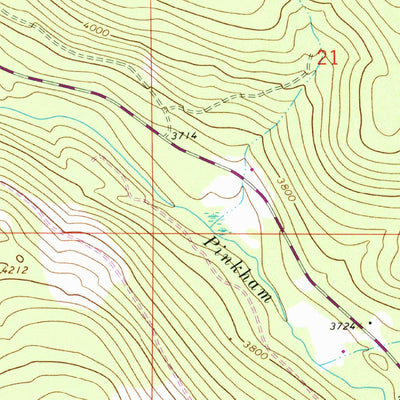 United States Geological Survey Eureka South, MT (1963, 24000-Scale) digital map