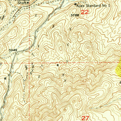United States Geological Survey Eureka, UT (1949, 24000-Scale) digital map