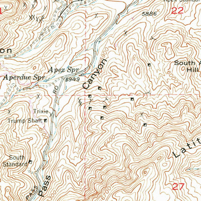 United States Geological Survey Eureka, UT (1954, 24000-Scale) digital map