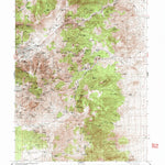United States Geological Survey Eureka, UT (1992, 24000-Scale) digital map