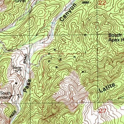 United States Geological Survey Eureka, UT (1992, 24000-Scale) digital map