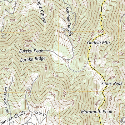 United States Geological Survey Eureka, UT (2023, 24000-Scale) digital map