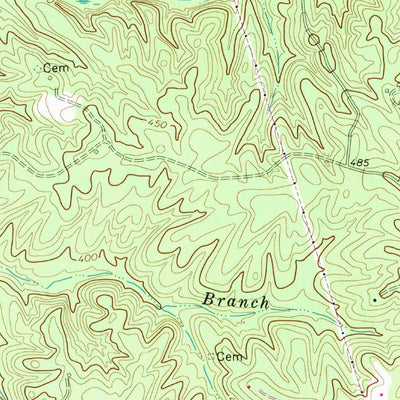 United States Geological Survey Eureka, VA (1968, 24000-Scale) digital map
