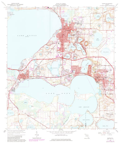 United States Geological Survey Eustis, FL (1966, 24000-Scale) digital map