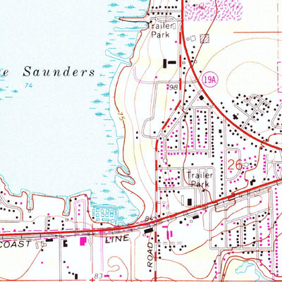 United States Geological Survey Eustis, FL (1966, 24000-Scale) digital map