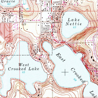 United States Geological Survey Eustis, FL (1966, 24000-Scale) digital map