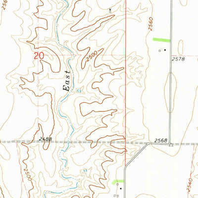 United States Geological Survey Eustis SE, NE (1970, 24000-Scale) digital map
