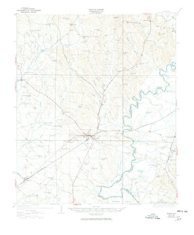 United States Geological Survey Eutaw, AL (1931, 62500-Scale) digital map