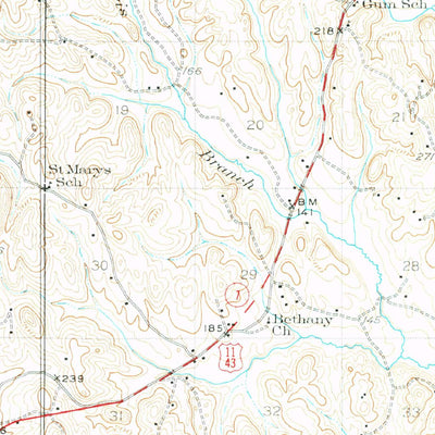 United States Geological Survey Eutaw, AL (1931, 62500-Scale) digital map