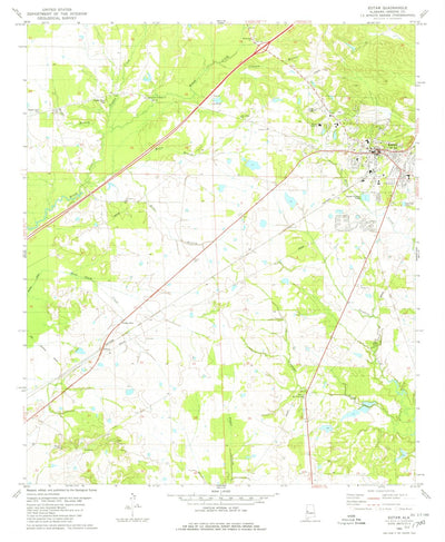 United States Geological Survey Eutaw, AL (1980, 24000-Scale) digital map
