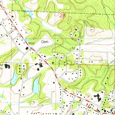 United States Geological Survey Eutaw, AL (1980, 24000-Scale) digital map