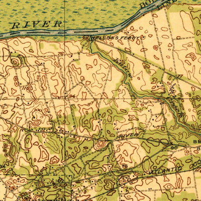 United States Geological Survey Eutawville, SC (1921, 62500-Scale) digital map