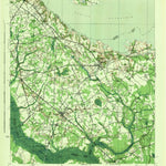 United States Geological Survey Eutawville, SC (1943, 62500-Scale) digital map