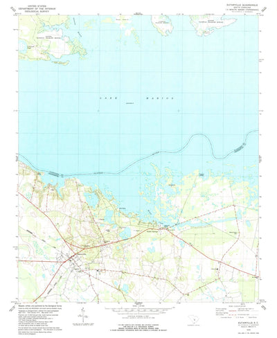 United States Geological Survey Eutawville, SC (1979, 24000-Scale) digital map