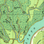 United States Geological Survey Eva, LA (1935, 62500-Scale) digital map
