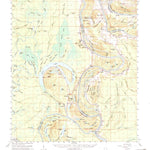 United States Geological Survey Eva, LA (1960, 62500-Scale) digital map