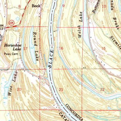 United States Geological Survey Eva, LA (1960, 62500-Scale) digital map