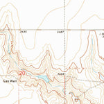United States Geological Survey Eva NE, OK-KS (1973, 24000-Scale) digital map