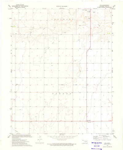United States Geological Survey Eva, OK (1973, 24000-Scale) digital map