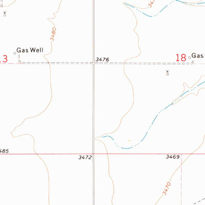 United States Geological Survey Eva SE, OK (1973, 24000-Scale) digital map