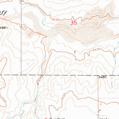 United States Geological Survey Eva SE, OK (1973, 24000-Scale) digital map